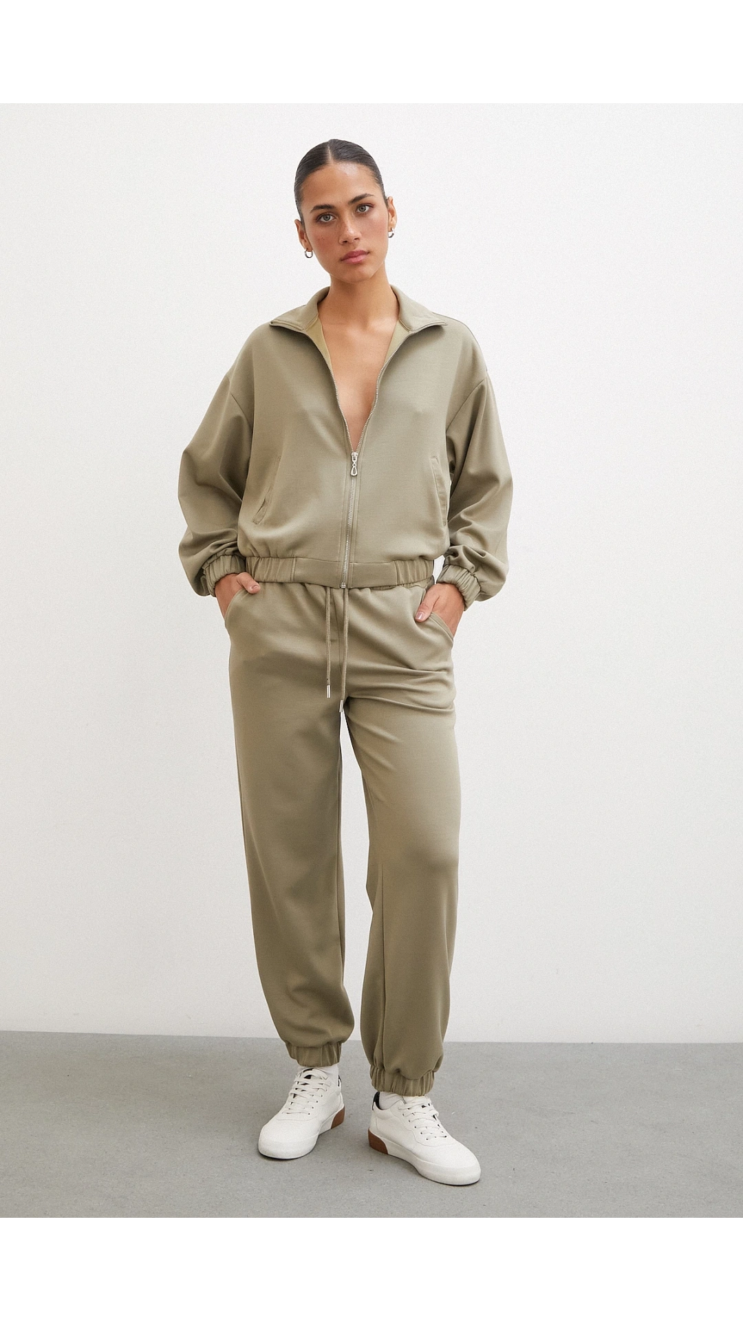 Lastikli Cepli Eşofman Altı Çağla