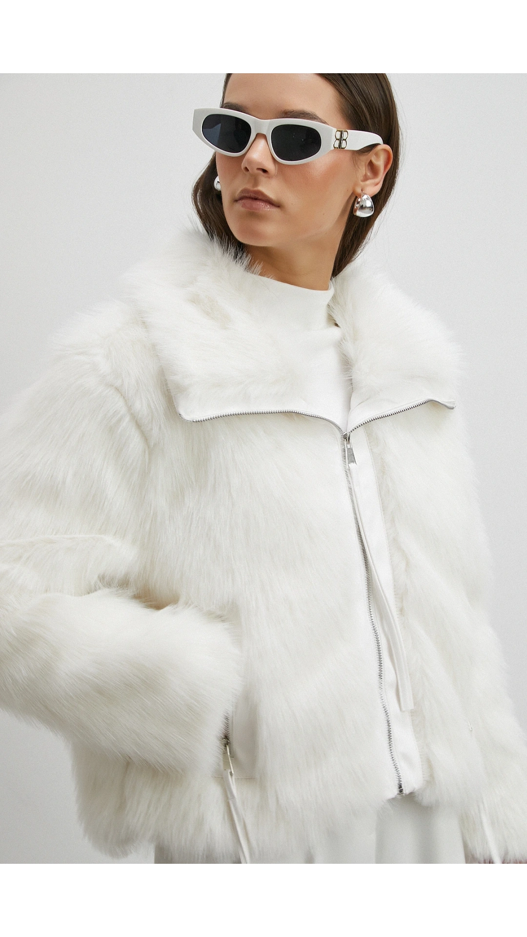 Deri Garnili Lolita Mont Beyaz