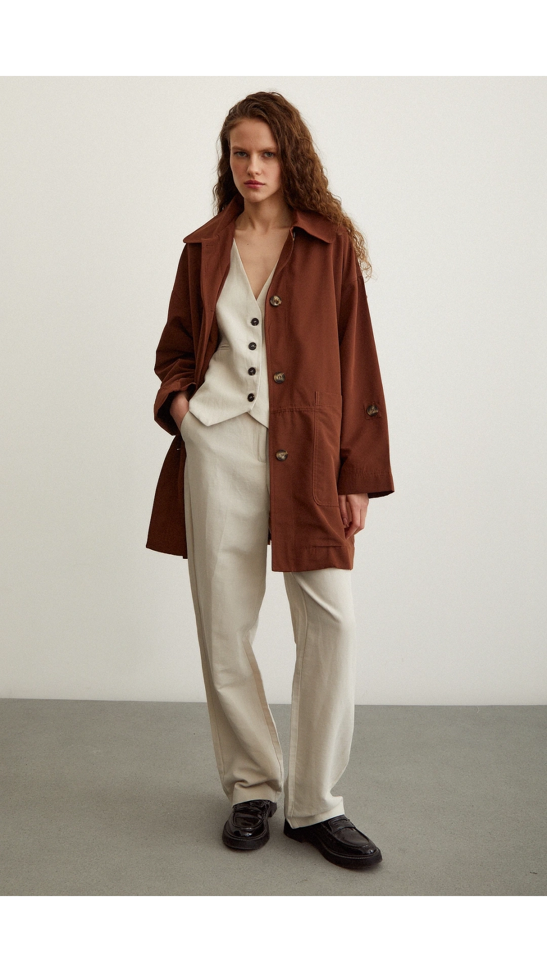 Torba Cepli Trençkot Kahve