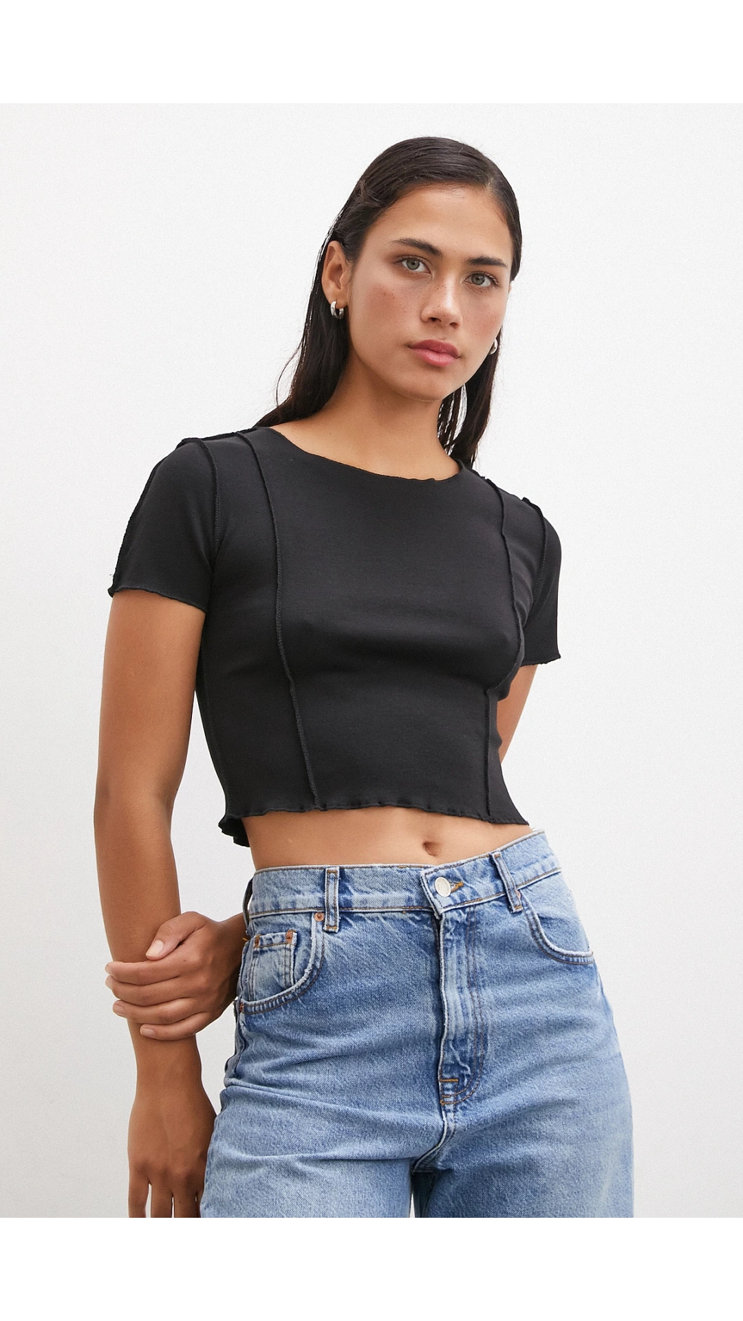 Kısa Kol T-shirt Siyah