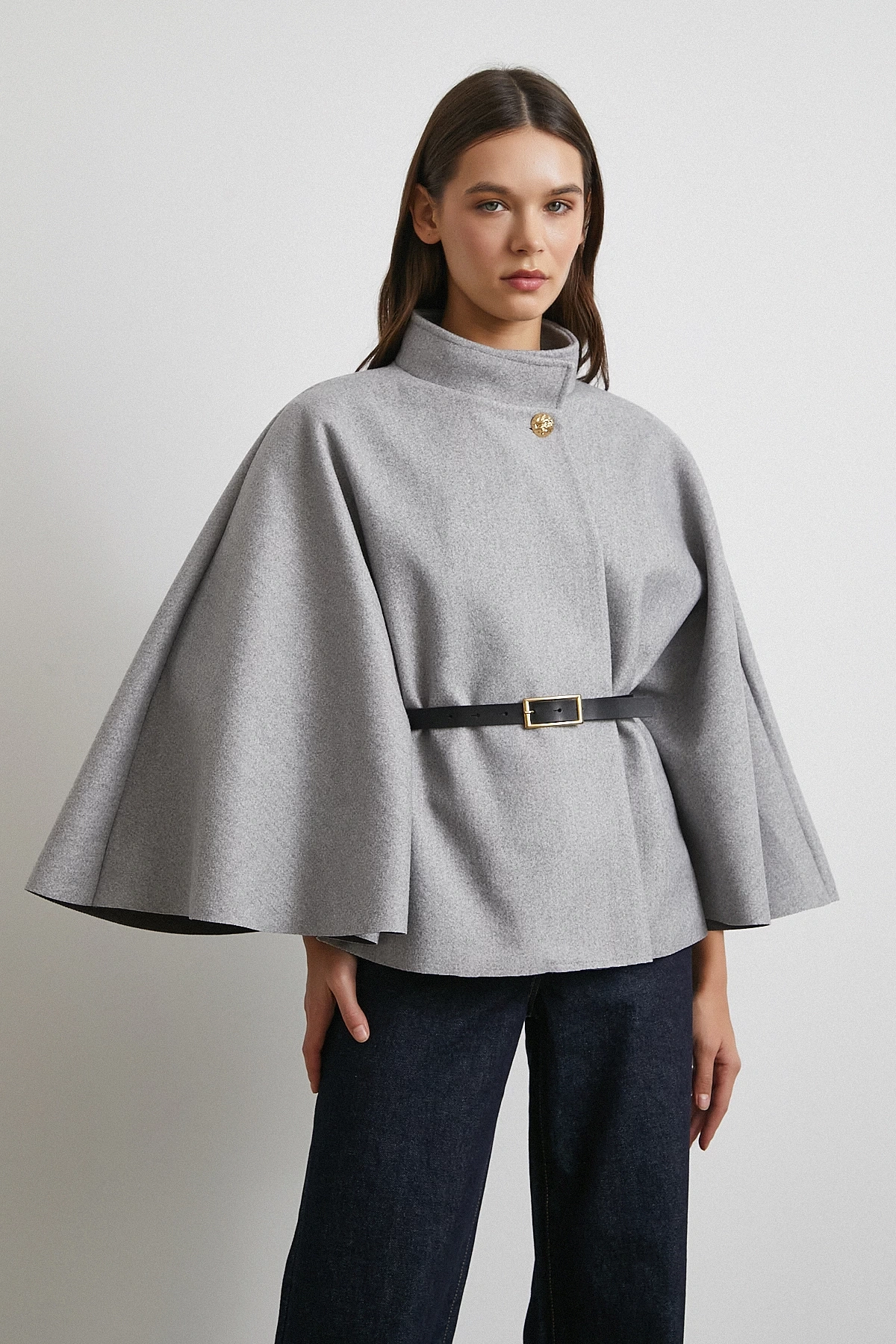 Kemer Kaşe Panço Gri