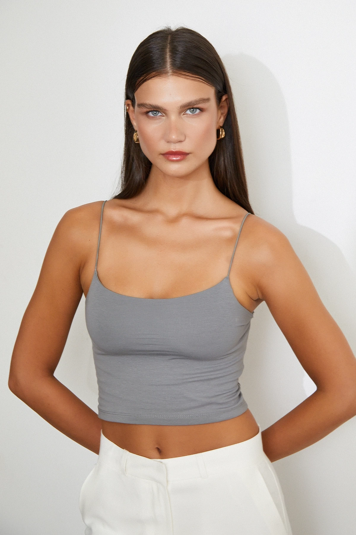 Lastik Askılı Top Gri