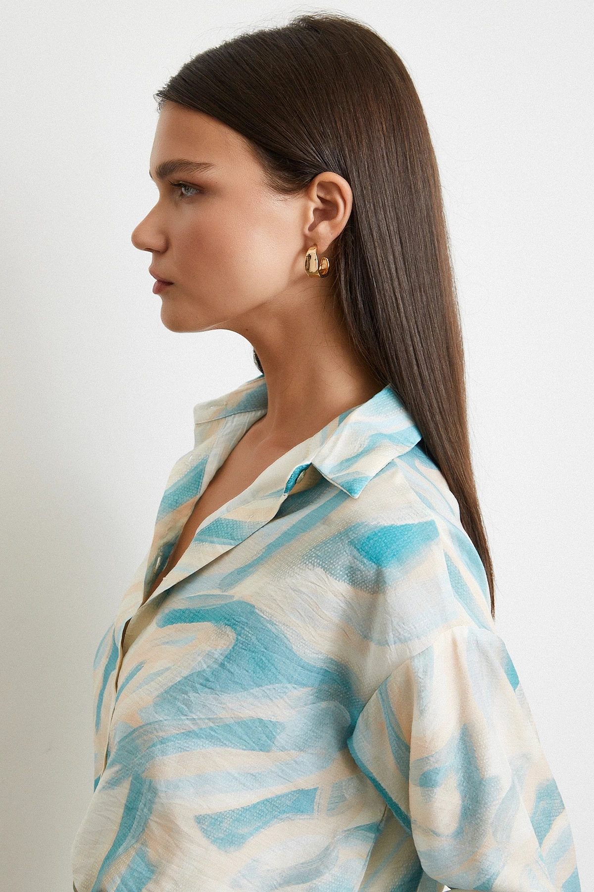 Deniz Esintisi Gömlek Turkuaz
