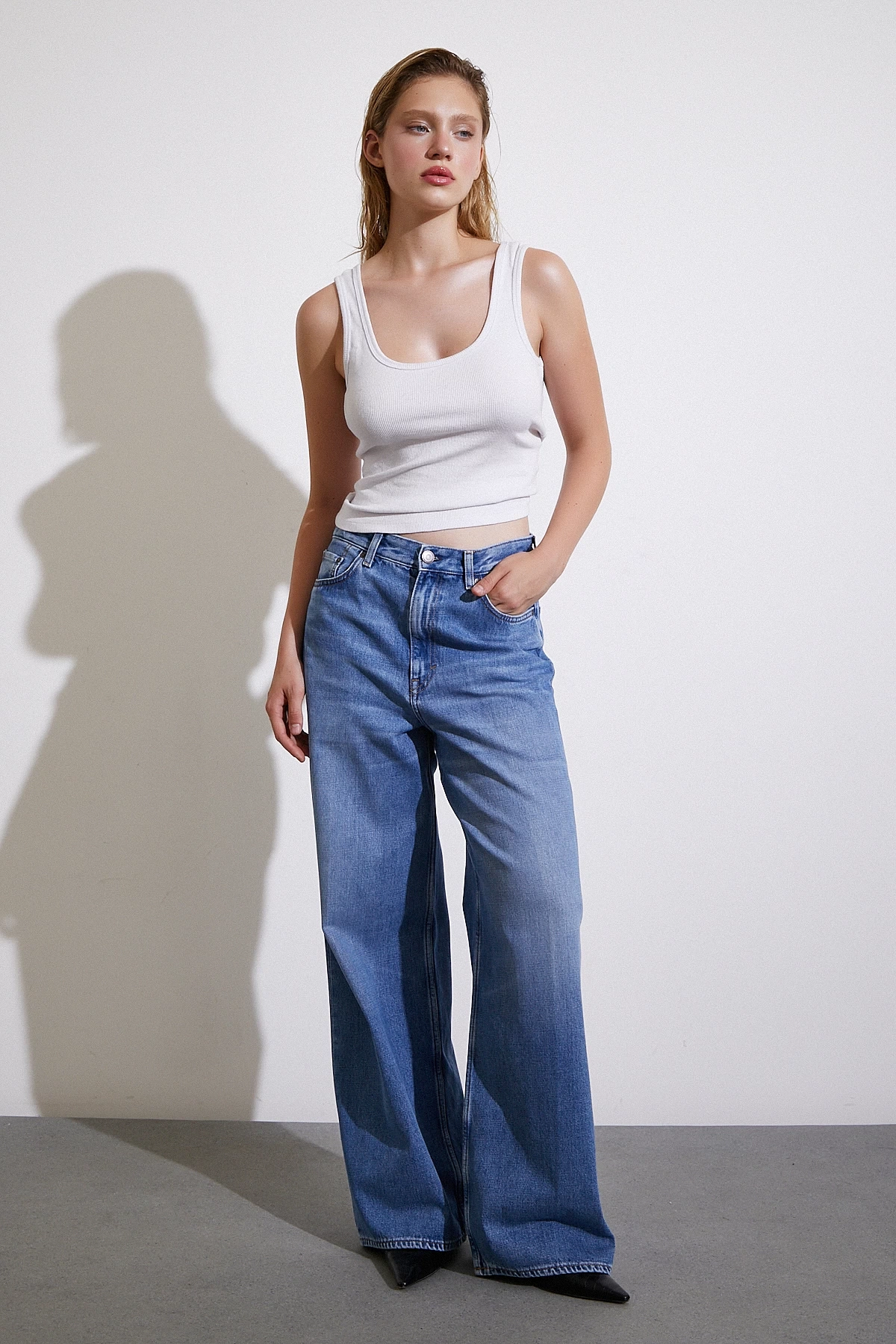 Yüksel Bel Baggay Jean Mavi