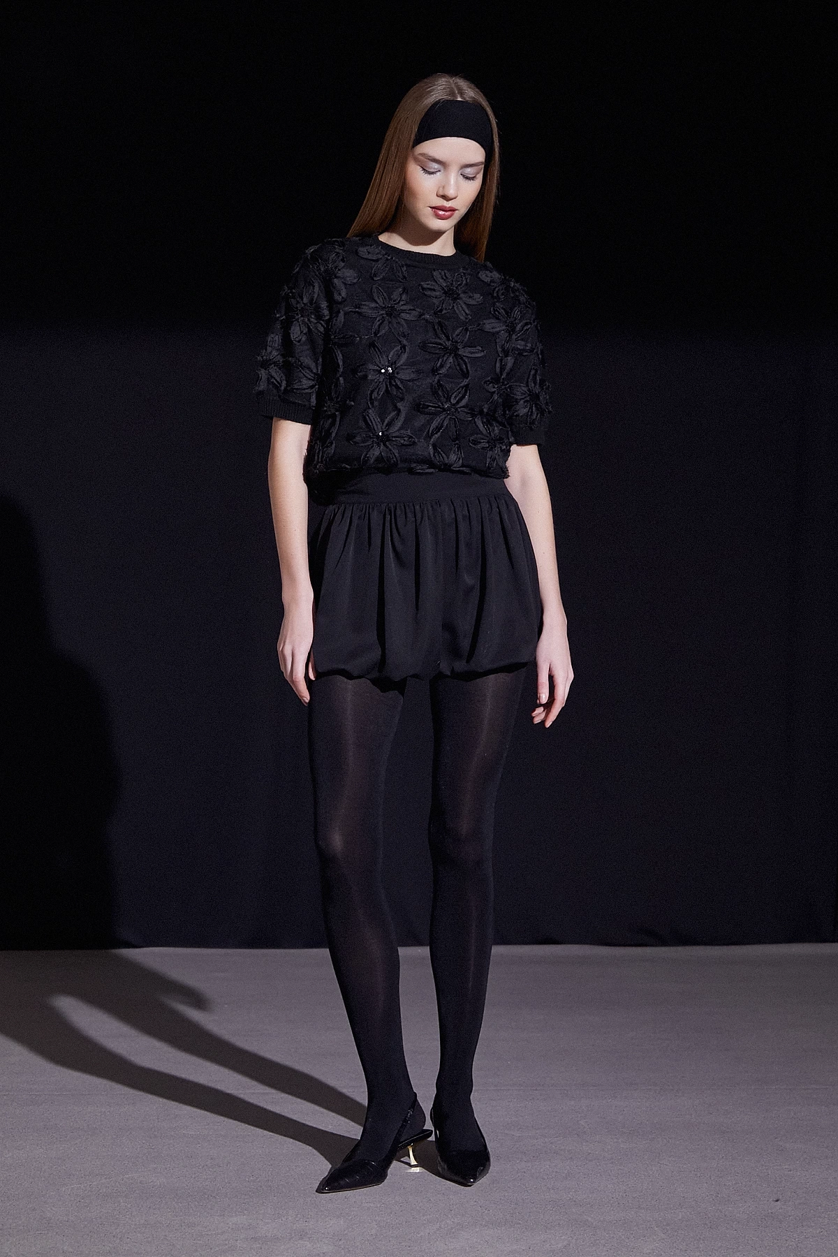 Mini Balon Etek Siyah