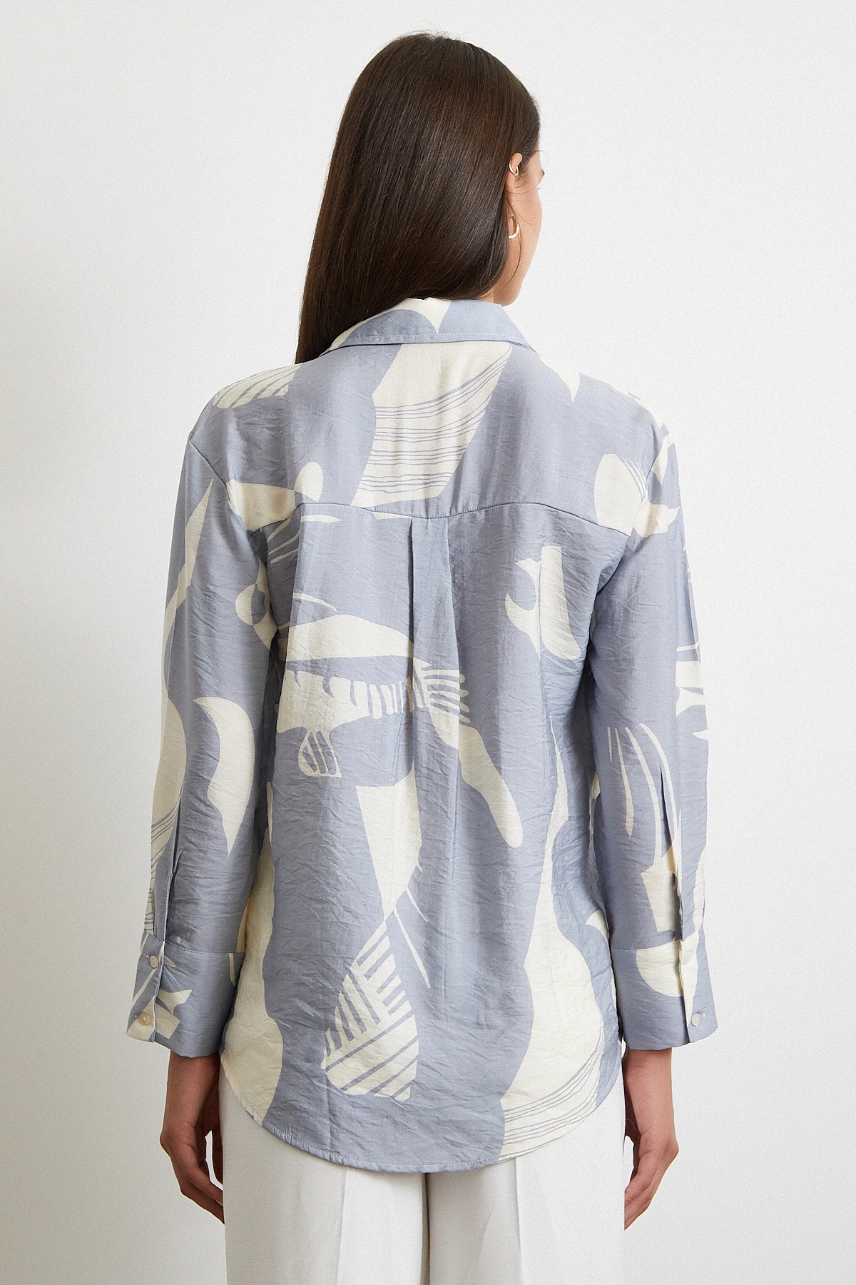 V Yaka Modal  Gömlek Antirasit