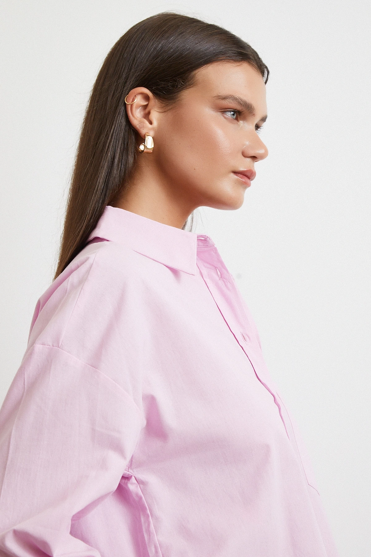 Must Have Poplin Gömlek Pembe