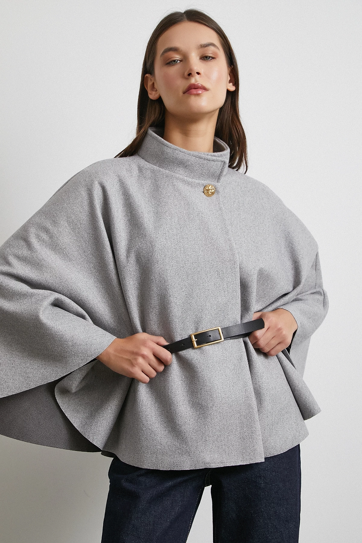 Kemer Kaşe Panço Gri