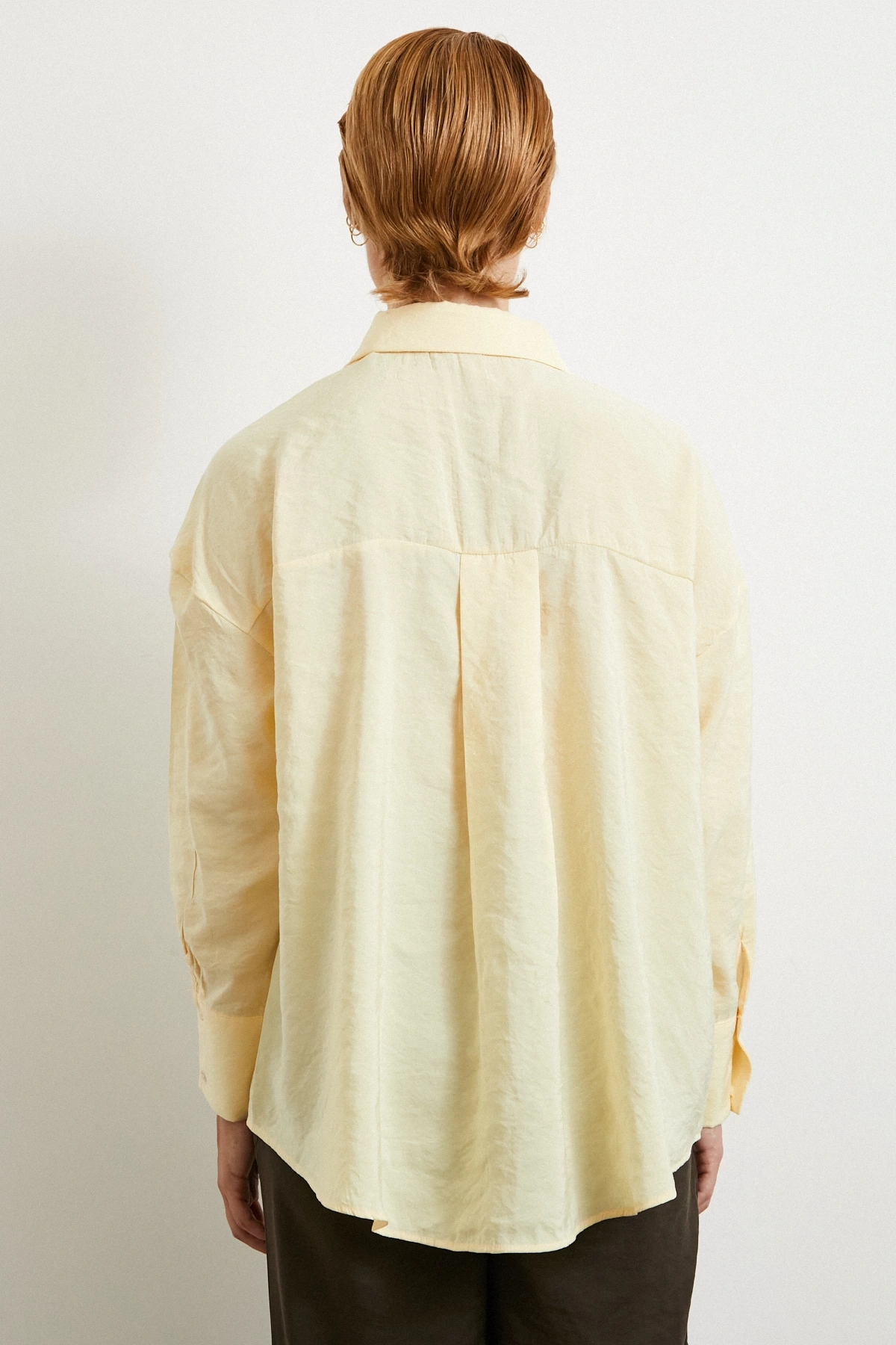 Basic Modal Gömlek Sarı