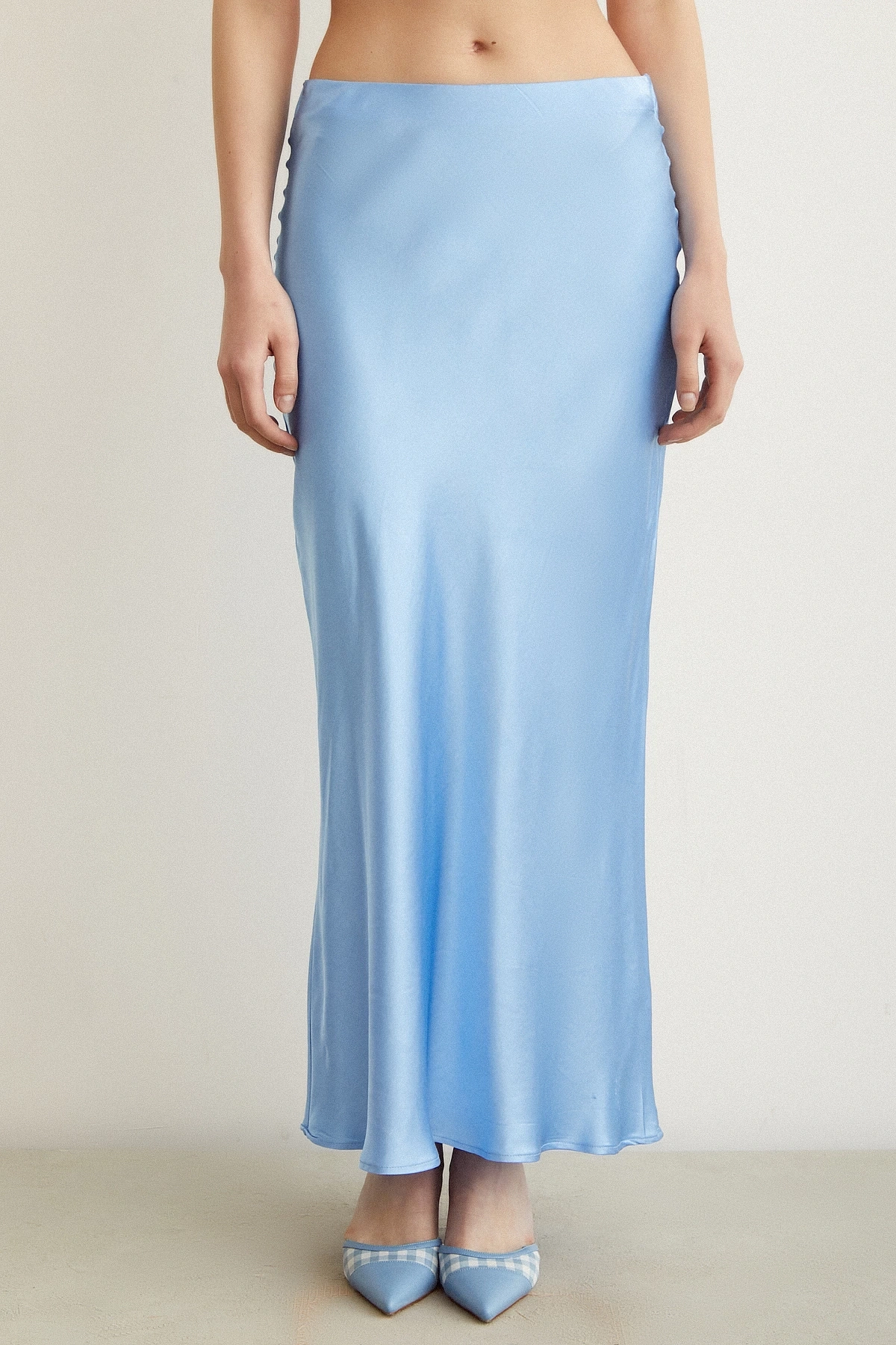 Verev Saten Etek Açık Mavi