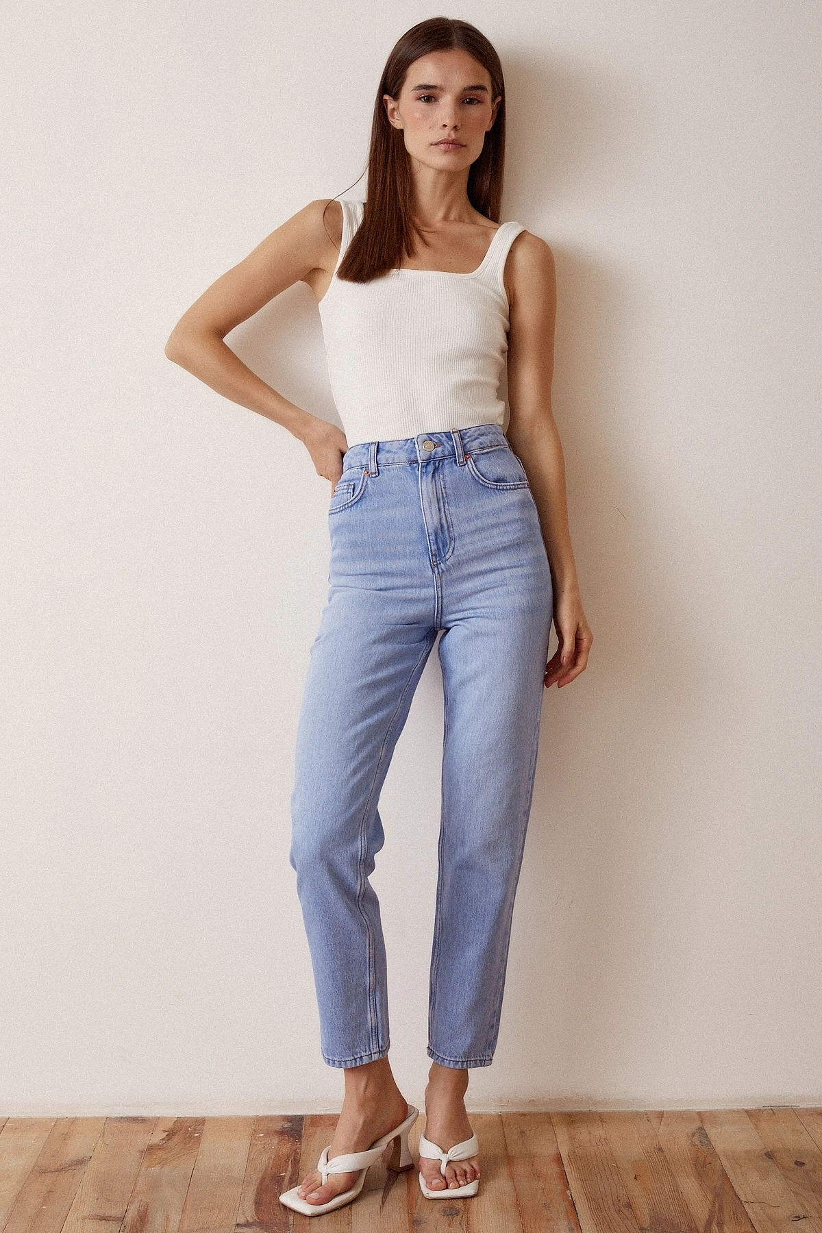 Dar Paça Denim Jean Mavi