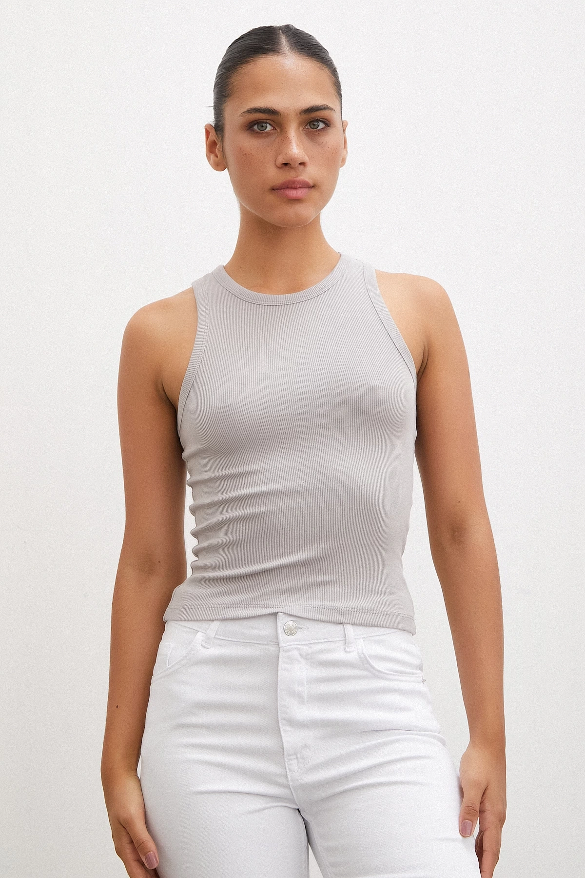 Bisiklet Yaka Top Taş