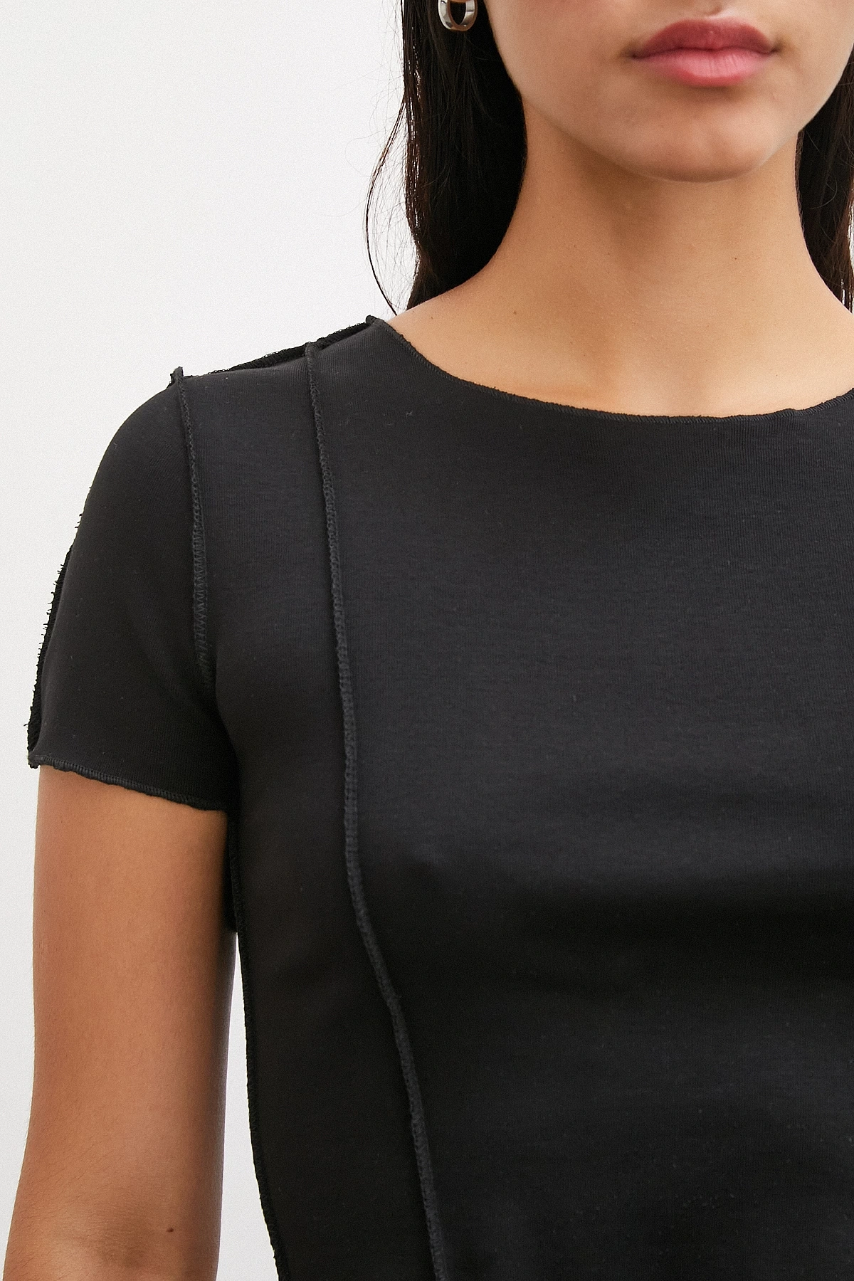 Kısa Kol T-shirt Siyah