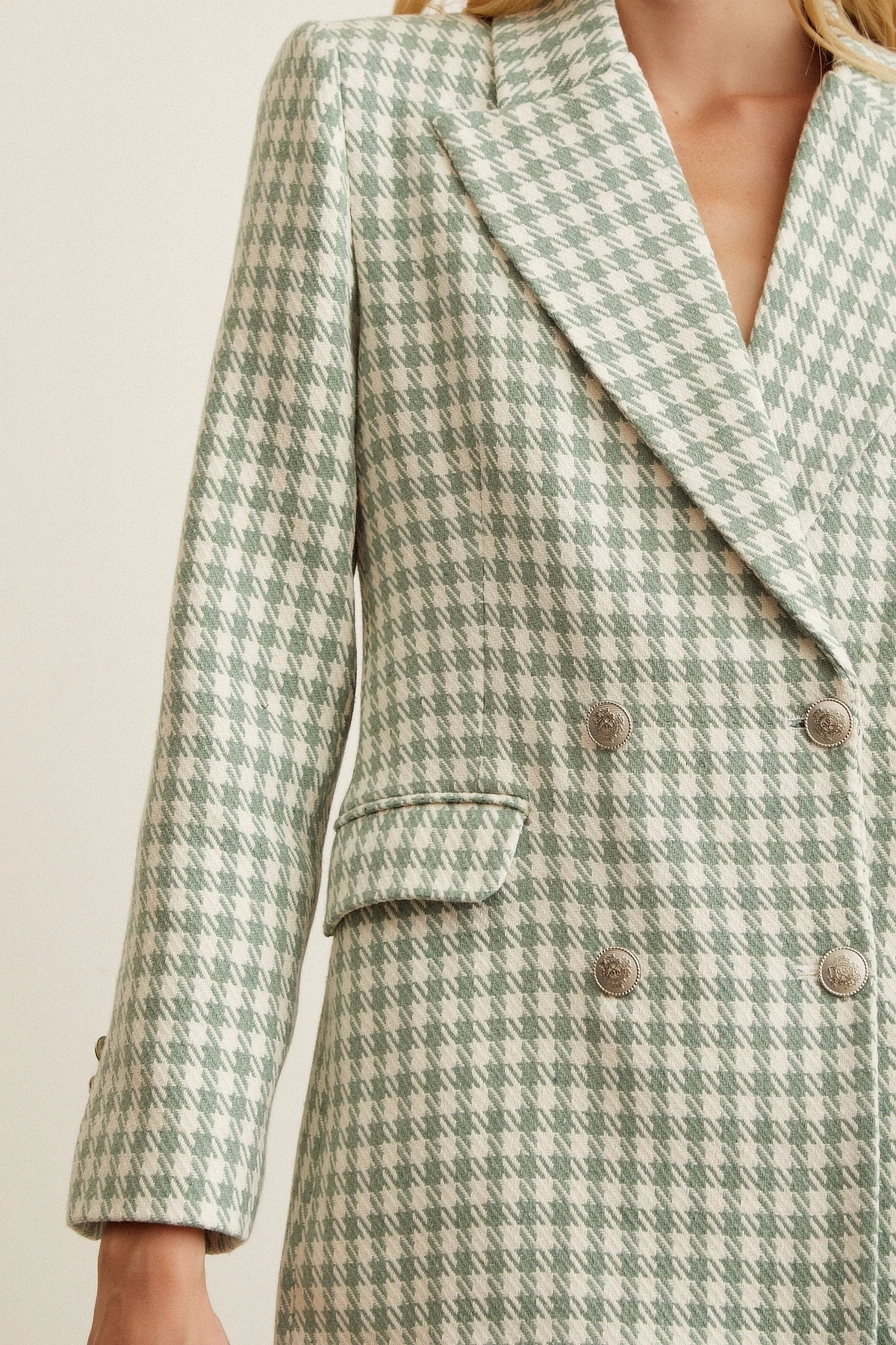 Kazayağa Blazer Ceket Mint