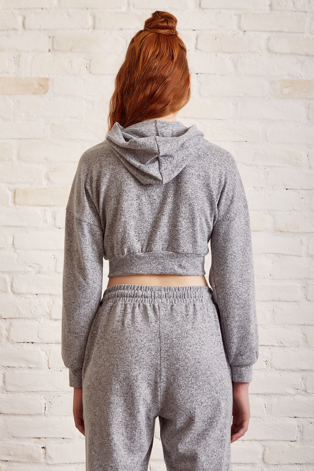 Bol Kesim Eşofman Takım Gri