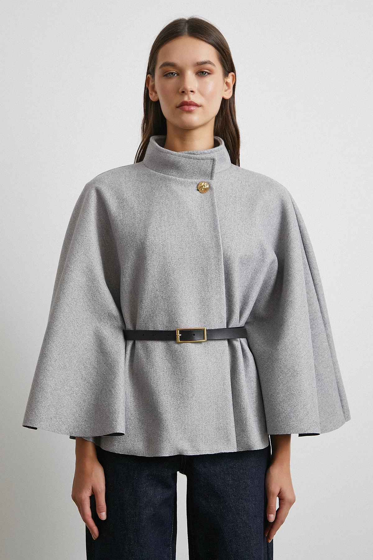 Kemer Kaşe Panço Gri