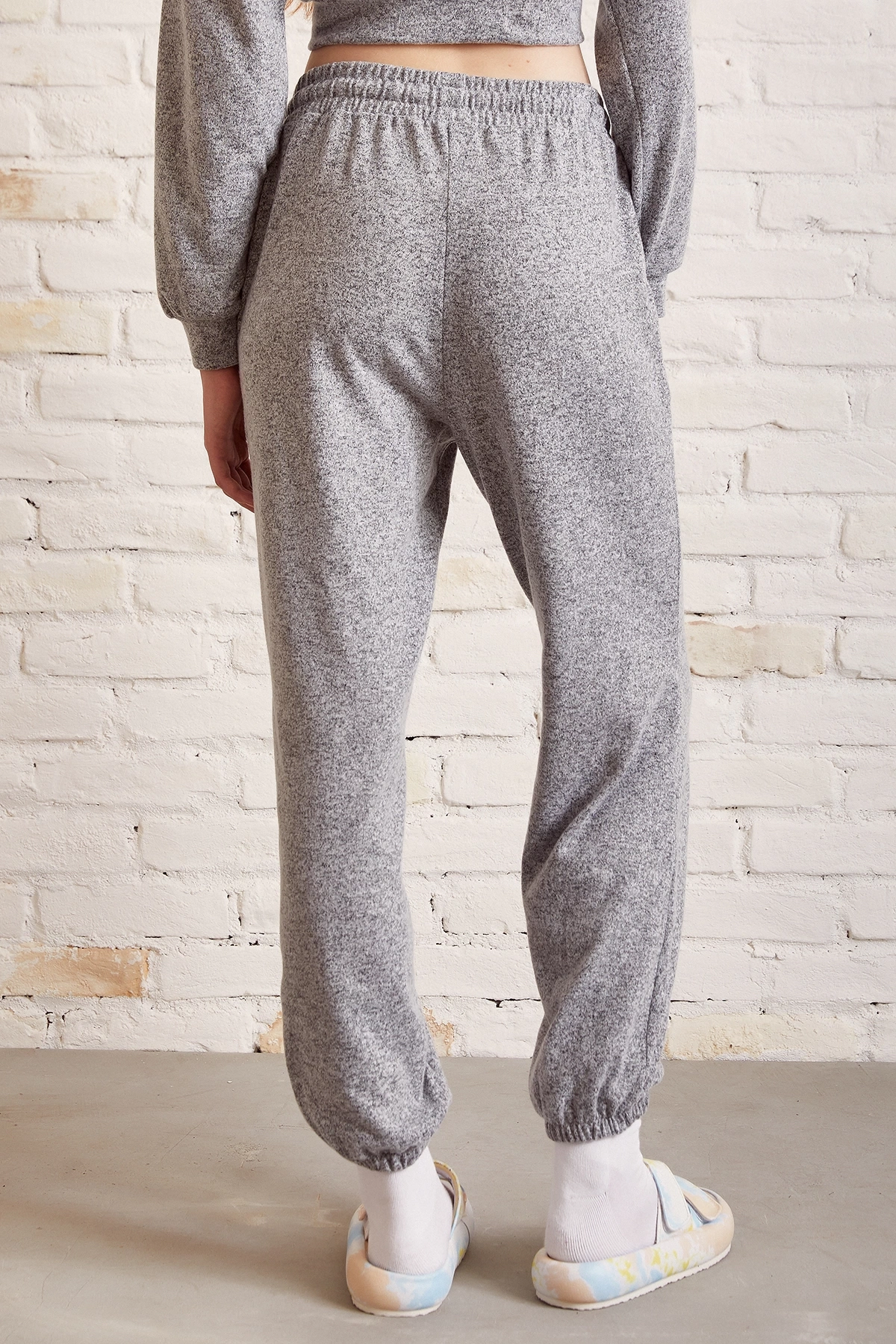 Bol Kesim Eşofman Takım Gri