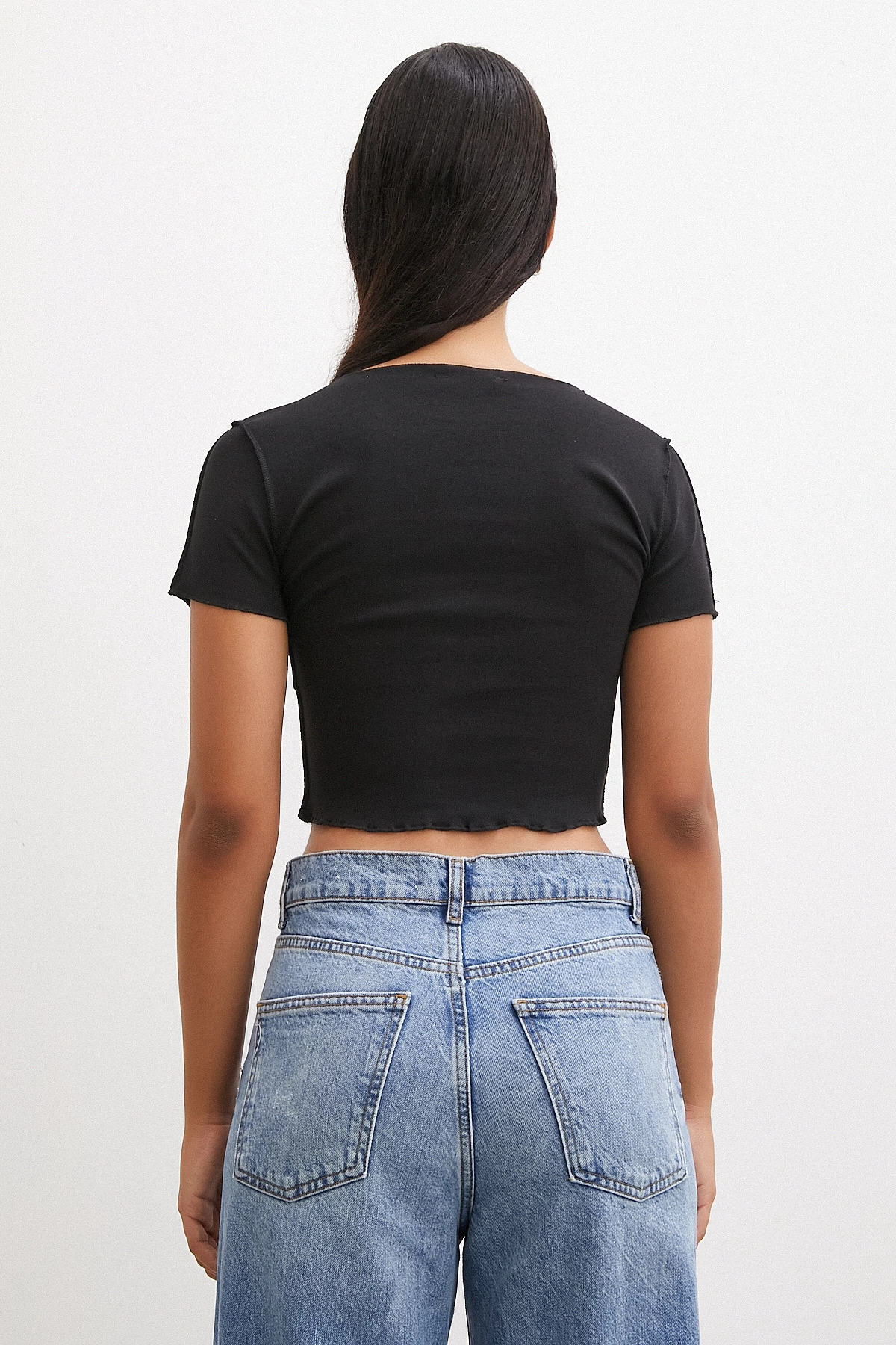 Kısa Kol T-shirt Siyah