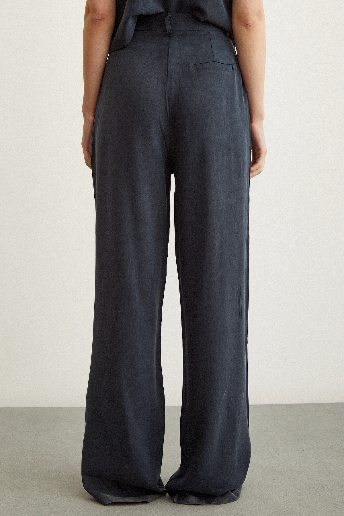 Geniş Paça Pantolon Lacivert