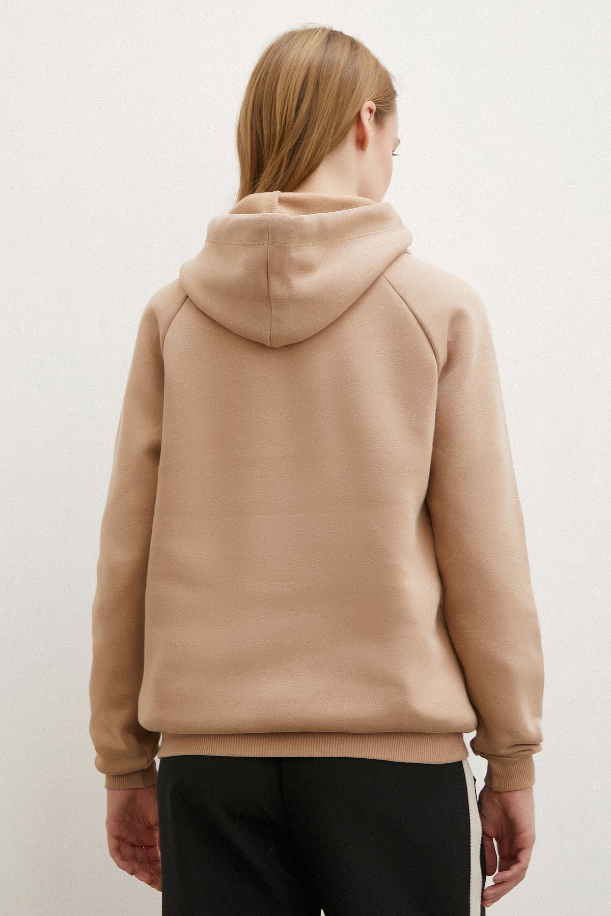 Kapşonlu Sweatshirt Kahve