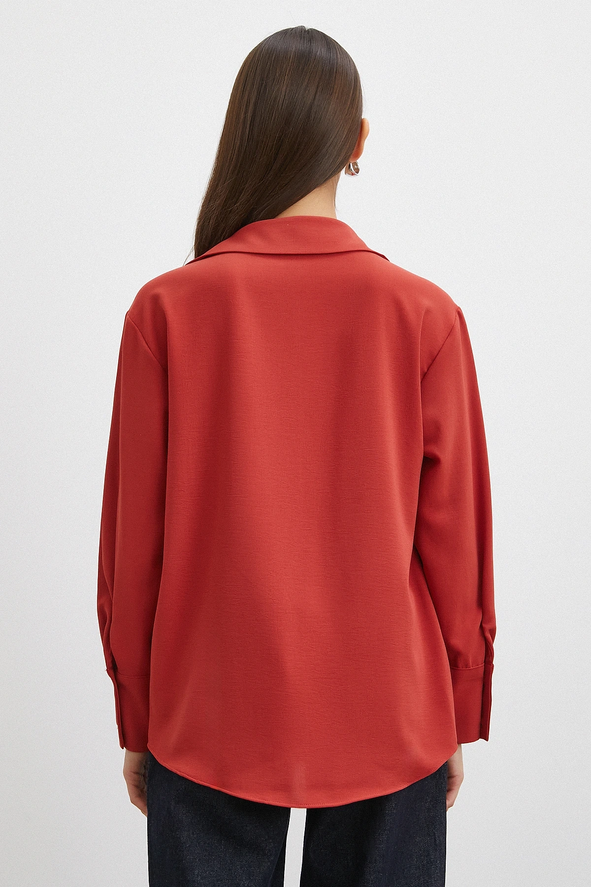 Basic Polyester Gömlek Kiremit