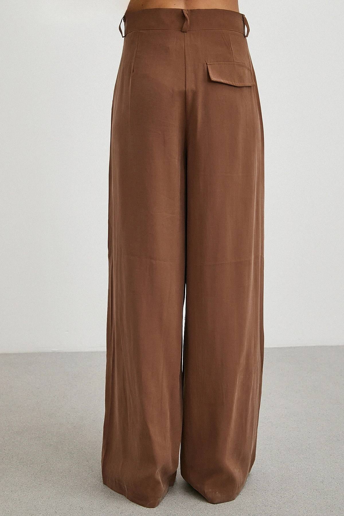 Gömlek Pantolon Modal Takım Kahve