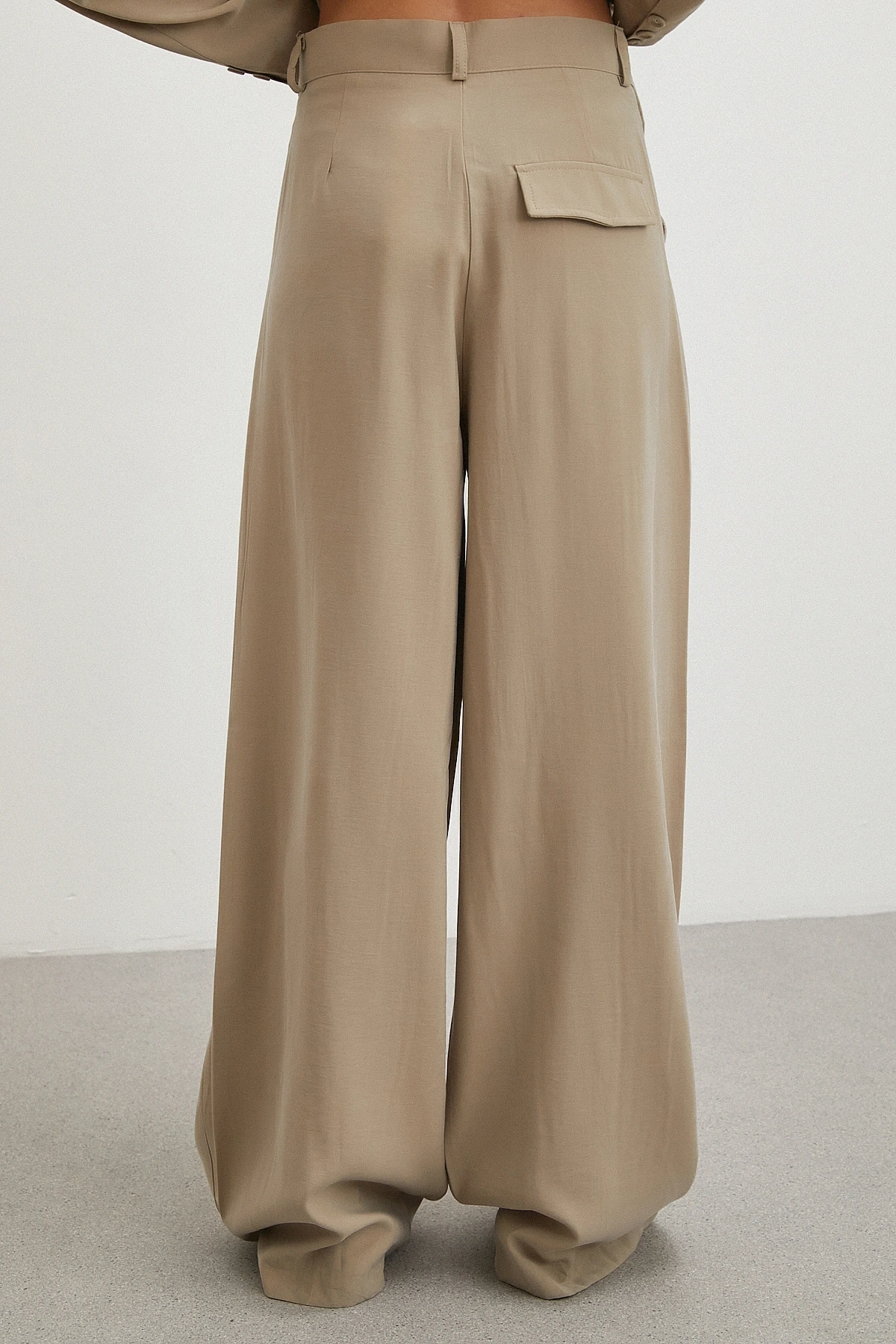 Gömlek Pantolon Modal Takım Taş