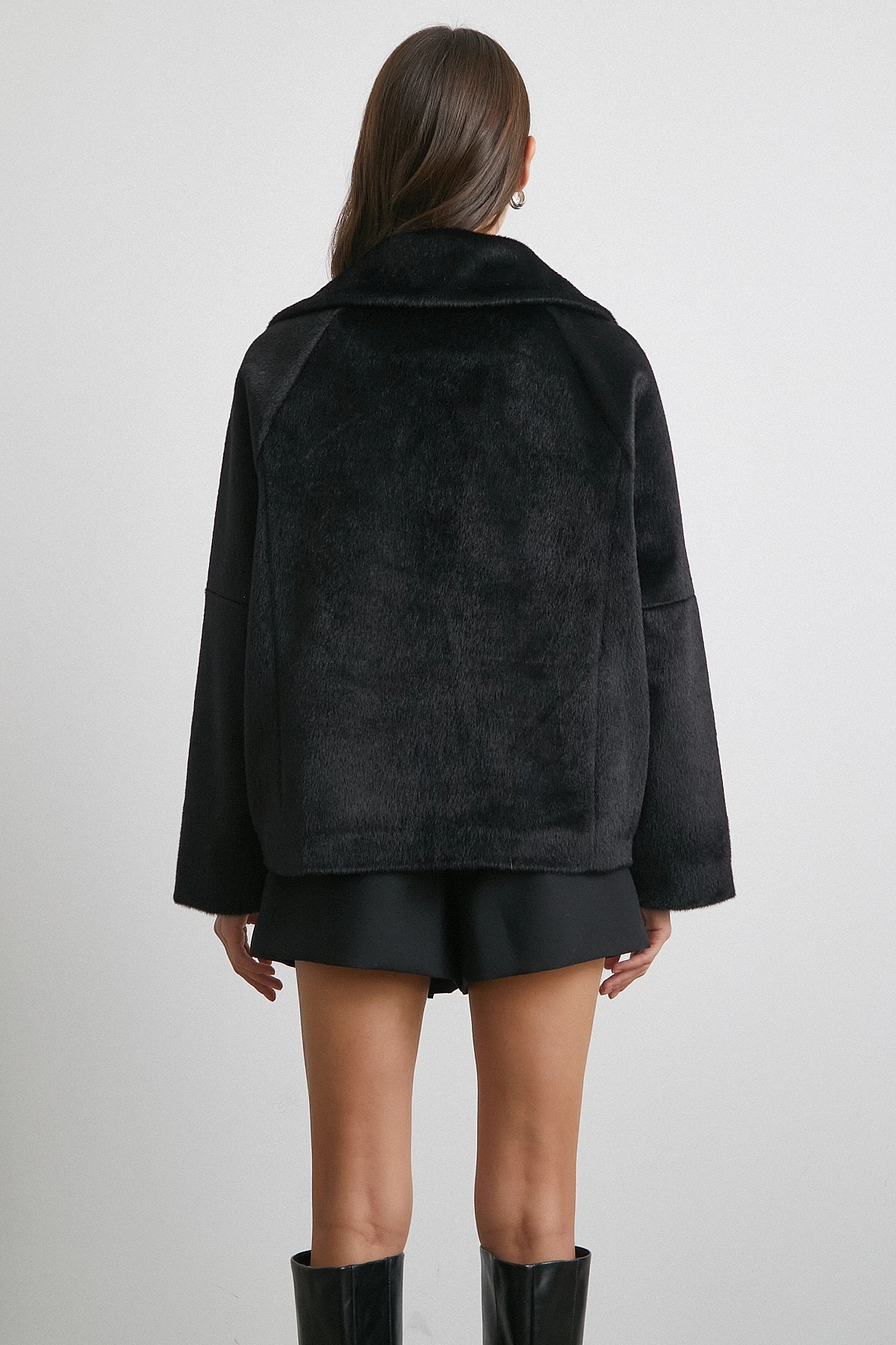 Reglan Tay Flok Mont Siyah