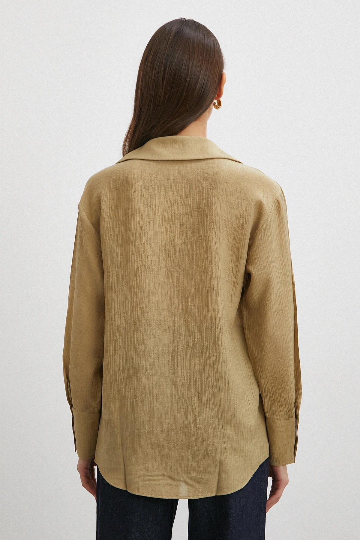 Kraşlı Gömlek Haki