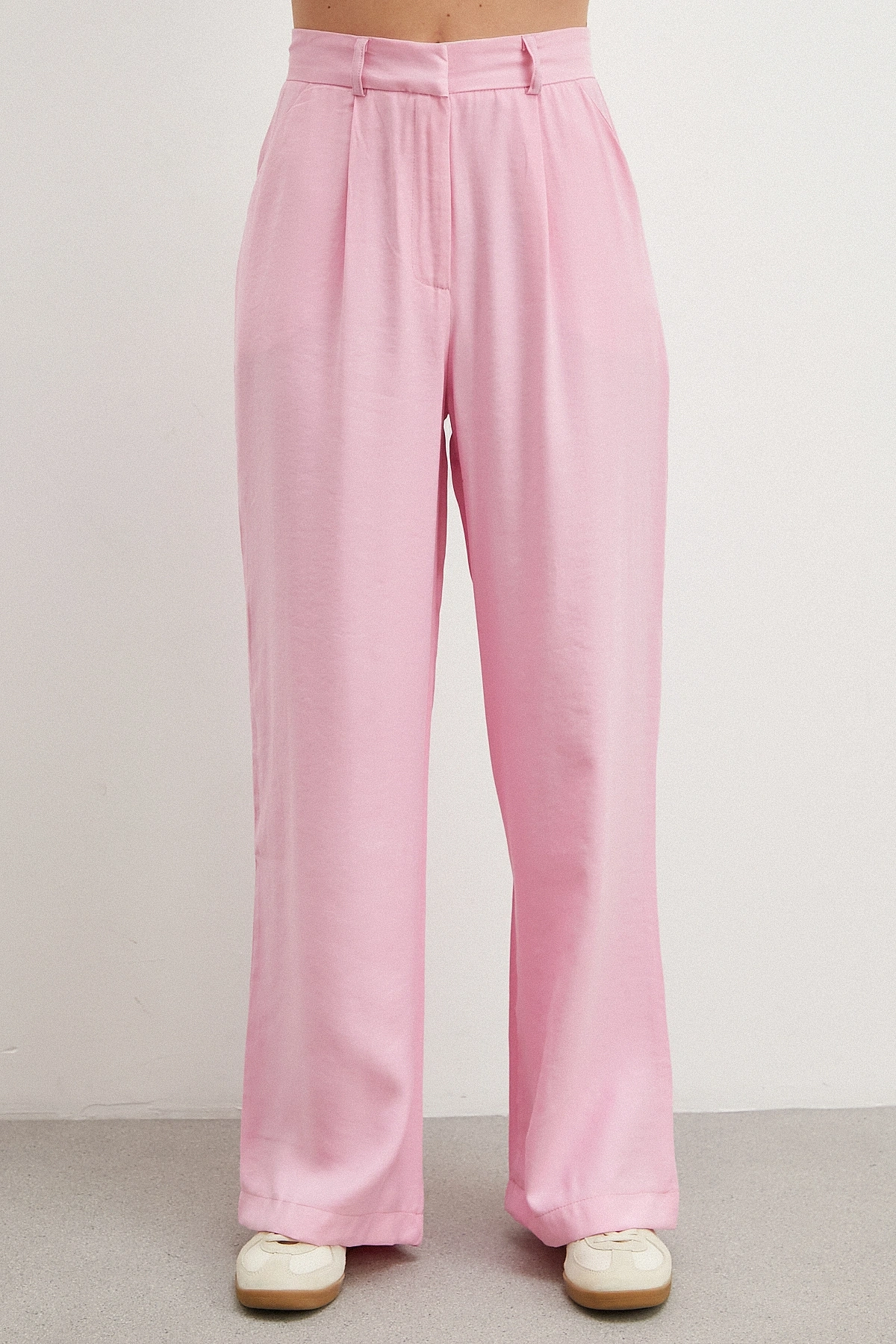 Modal Palazzo Pantolon Pembe