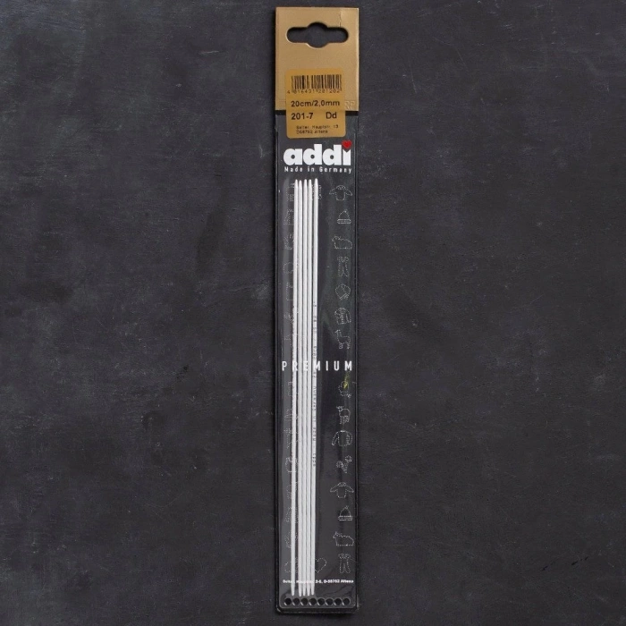Addi 2mm 20cm 5 li Çorap Şişi - 201-7