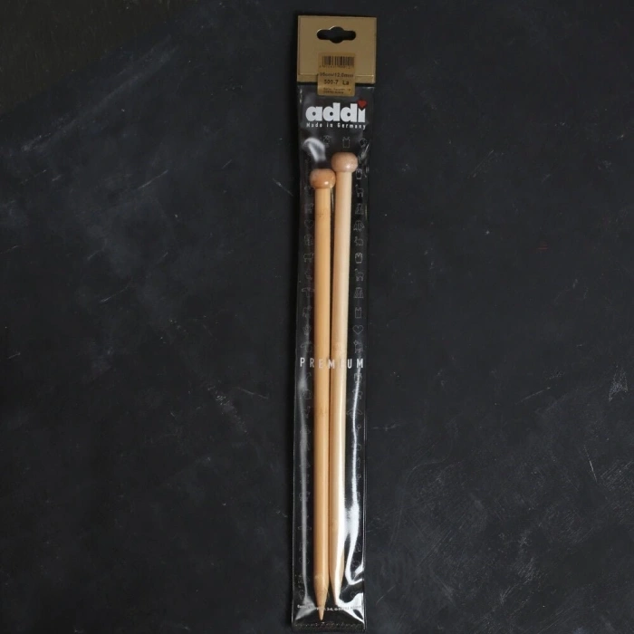 Addi Bambus 12 Mm 35 Cm Bambu Örgü Şişi - 500-7