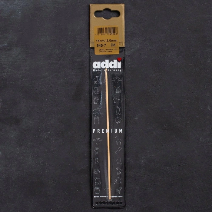 Addi Bambus 2mm 15cm Bambu Yün Tığ - 545-7