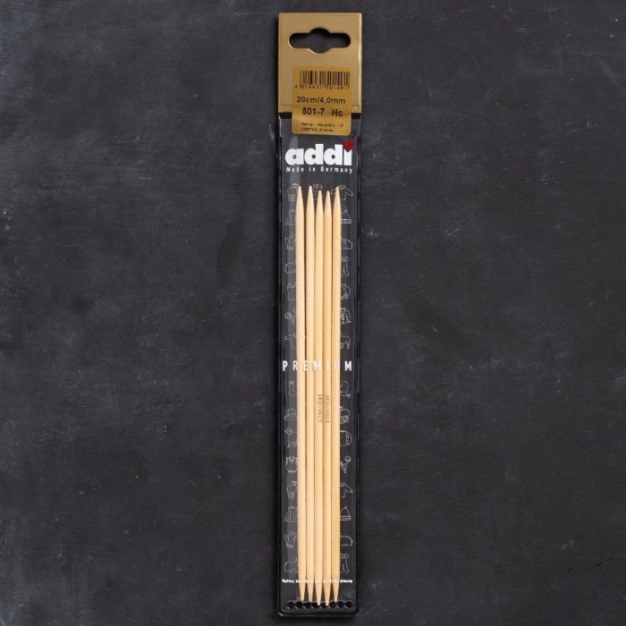Addi Bambus 4mm 20cm Bambu Çorap Şişi - 501-7