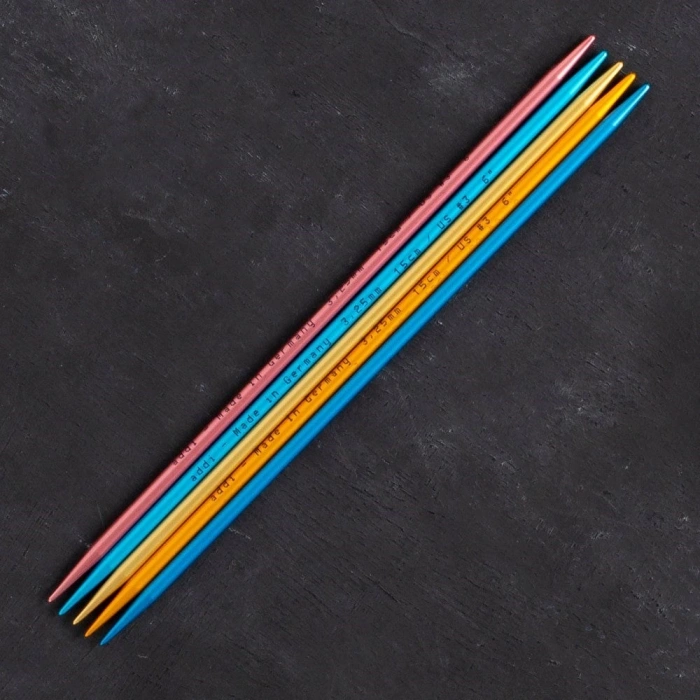 Addi Colibri 3,25mm 15cm Renkli Çorap Şişi - 204-7