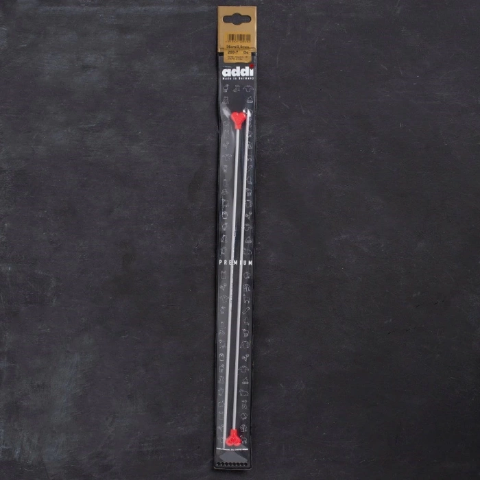 Addi Kalpli 3mm 35cm Klasik Alüminyum Örgü Şişi -