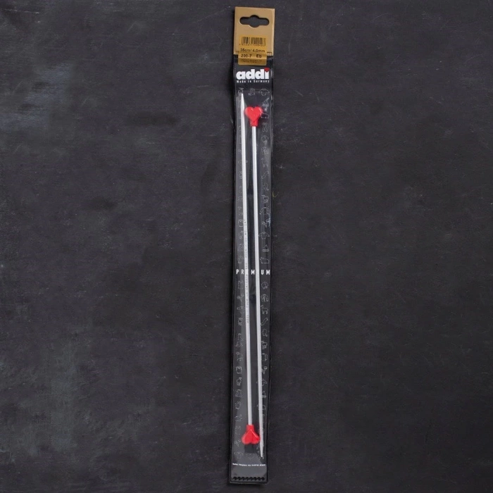 Addi Kalpli 4mm 35cm Klasik Alüminyum Örgü Şişi -