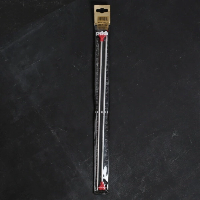 ADDI KALPLİ 5MM 40CM KLASİK ALÜMİNYUM ÖRGÜ ŞİŞİ -