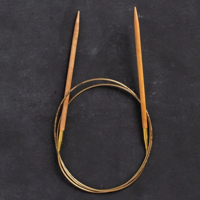 Addi Olive Wood 4,5 mm 100 cm Zeytin Ağacı Misinalı Örgü Şişi