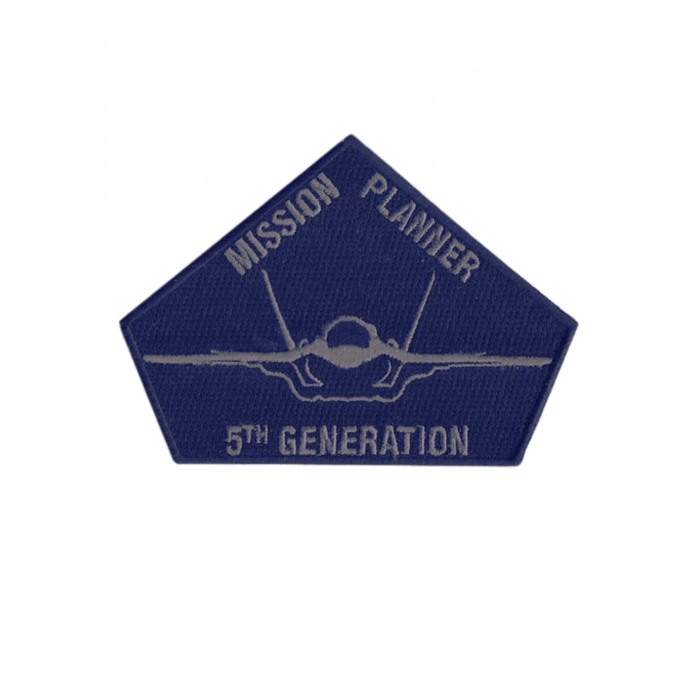 Aplike Ütü İle Yapışan Mission Planner Lacivert Arma 6 cm