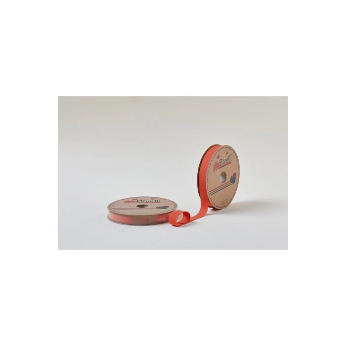 Biye Koton Katlı D17 Kiremit 2 cm 25 Metre %65 Koton %35 Polyester