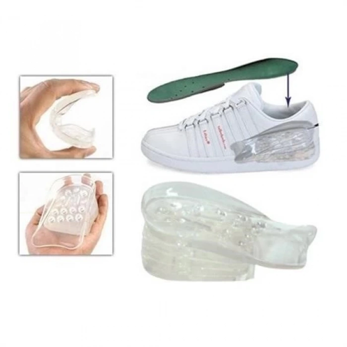 BUFFER® 10 adet Ayakkabı Boy Uzatıcı Anatomik Ortapedik Silikon Tabanlık