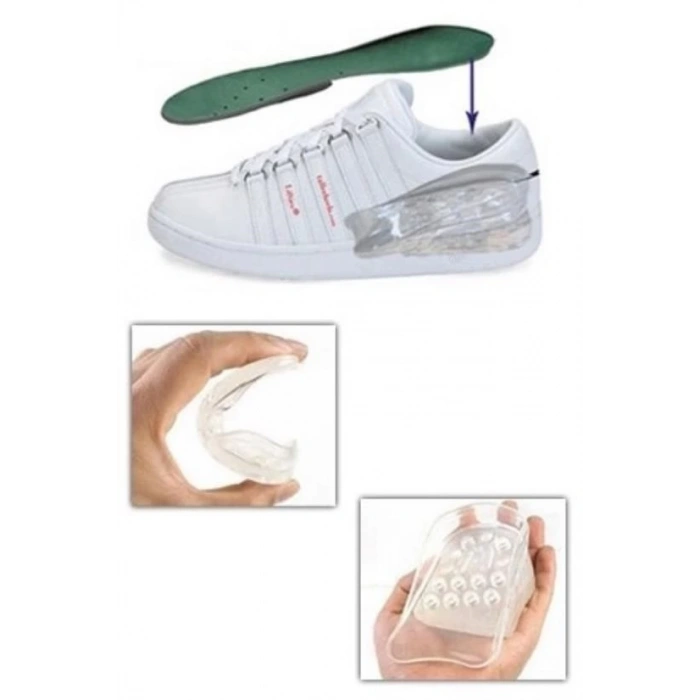 BUFFER® 10 adet Ayakkabı Boy Uzatıcı Anatomik Ortapedik Silikon Tabanlık