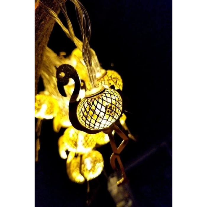 BUFFER® 2 Metre Pilli İnce Tel Led Işık Zinciri Parti Aydınlatma