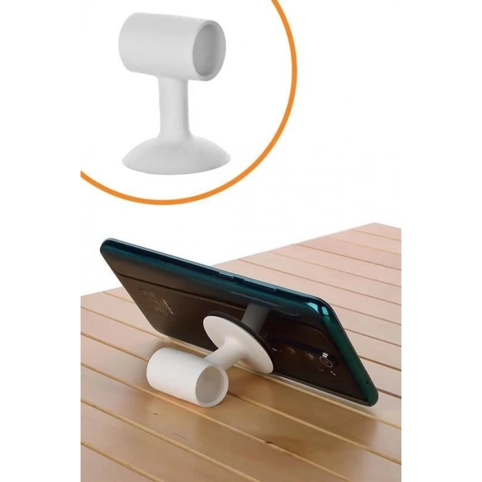 BUFFER® 4 Adet Çok Amaçlı Vakumlu Kapı Stoperi,Kablo Organizeri,Telefon Sabitleyici