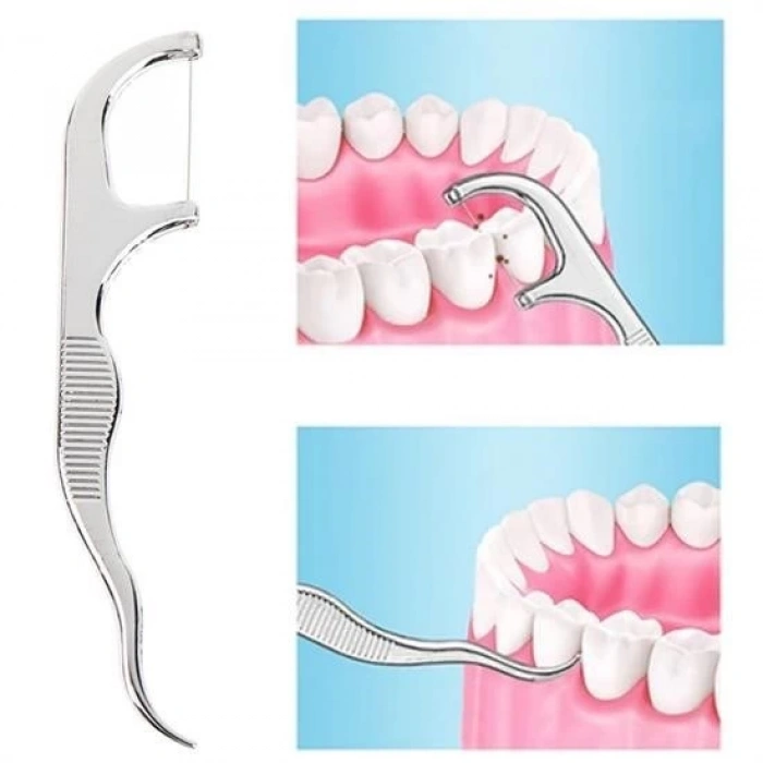 BUFFER® 7 Parça Paslanmaz Çelik Ağız Diş Tartar Sökücü Temizlik Bakım Seti