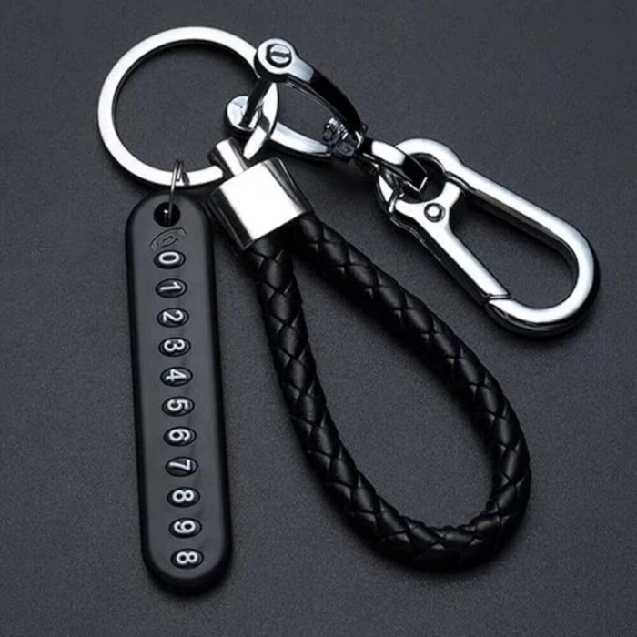 BUFFER® Anahtarlığa TakılabilenTelefon Numarası Etiketli Numaratörlü Anahtarlık