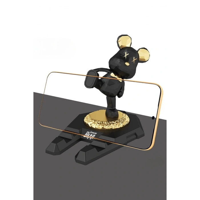 BUFFER® Ayıcıklı Telefon ve Tablet Standı Masa Üstü Telefon ve Tablet Tutucu Aparatı