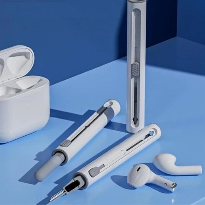 BUFFER® Çok Amaçlı Yumuşak Fırçalı Kablosuz Kulaklıklar İçin Kulaklık Temizleme Kiti
