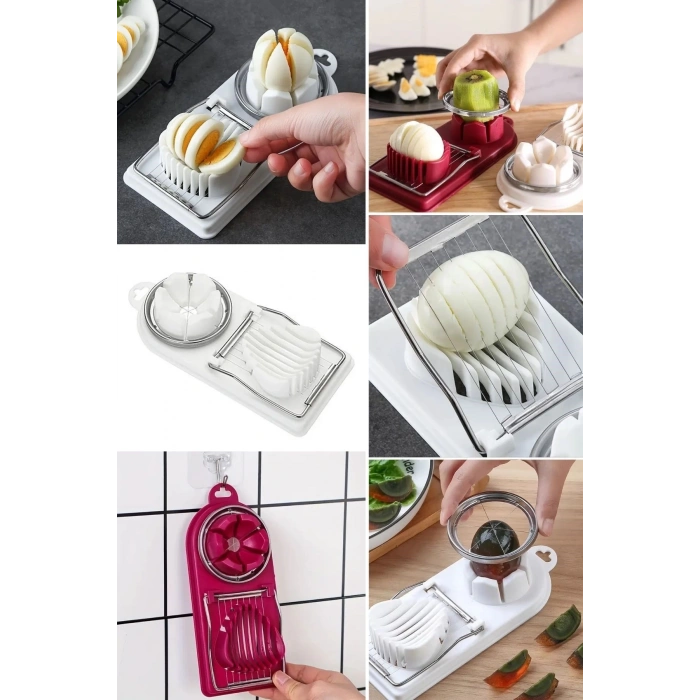 BUFFER® Çok Fonksiyonlu Eşit Yumurta ,Meyve Dilimleyici Kesici Aparat